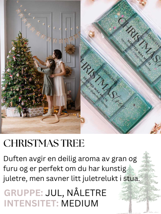 Christmas tree - Duftvoks med juletrelukt - FAVORITT