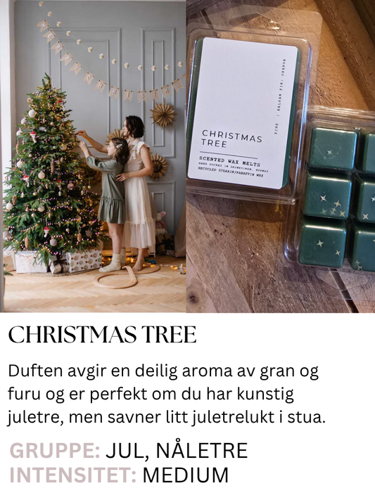 Christmas Tree - Duftvoks av resirkulert stearin