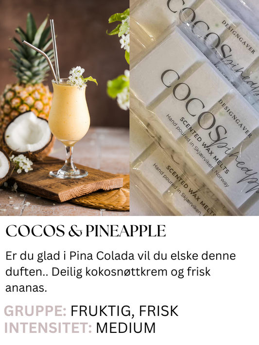 Cocos & Pineapple - Duftvoks som lukter som Pina Colada