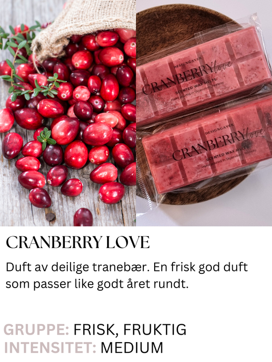 Cranberry - Duftvoks med tranebærlukt