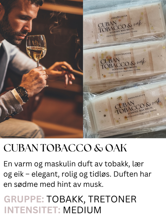 Cuban Tobacco & Oak - Duftvoks - TILBUD