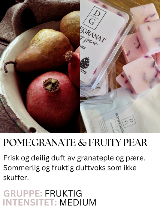 Pomegranate & Fruity Pear - Duftvoks