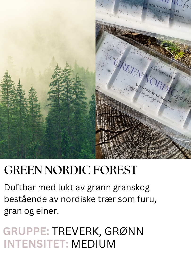 Green Nordic Forest - Duftvoks Nordisk skog