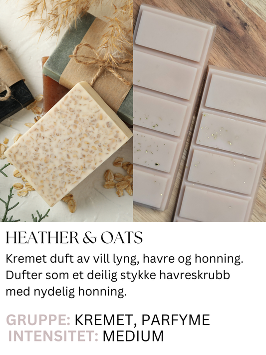 Heather & Oats - Duftvoks med duft av lyng og havre