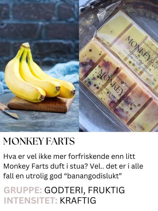 Monkey Farts - Duftvoks med duft av banangodteri