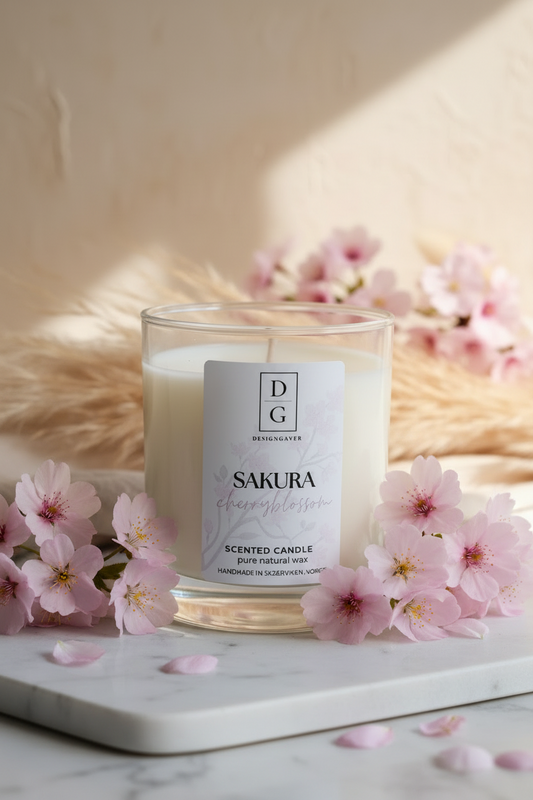 Sakura - Japansk kirsebærblomst - Duftlys 220 gram
