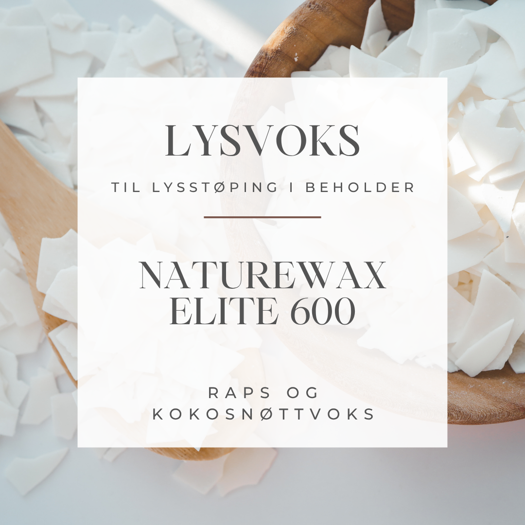 NatureWax Elite 600 Rapeseed Coconut  – Raps og kokosnøttvoks - Selges pr kilo
