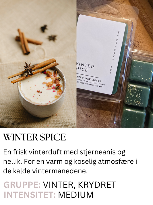 Winter Spice - Duftvoks av resirkluert stearin