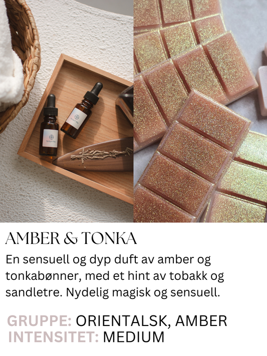Amber & Tonka - Duftvoks - Begrenset antall
