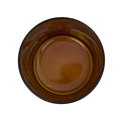 Amber 30cl glass til lysstøping