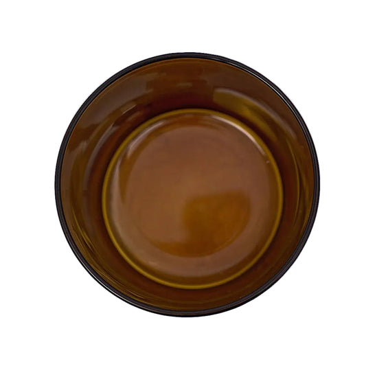 Amber 30cl glass til lysstøping