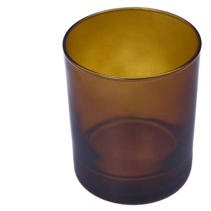 Amber 30cl glass til lysstøping