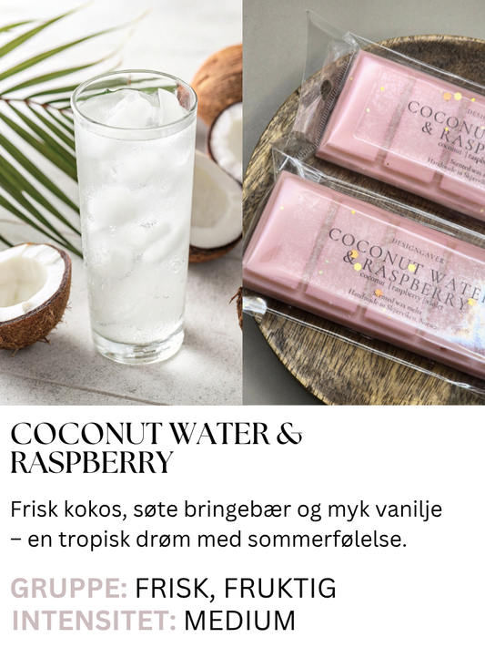 Frisk kokos, søte bringebær og myk vanilje – en tropisk drøm med sommerfølelse.