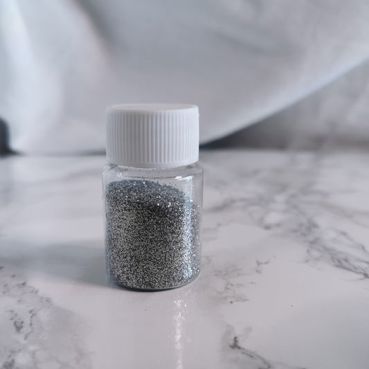 Glitter sølv - Glitter