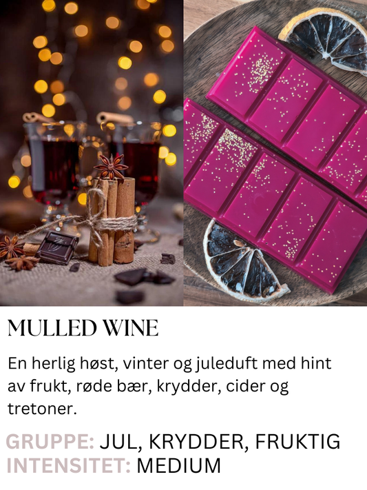 Mulled wine - Duftvoks med duft av gløgg og varm cider