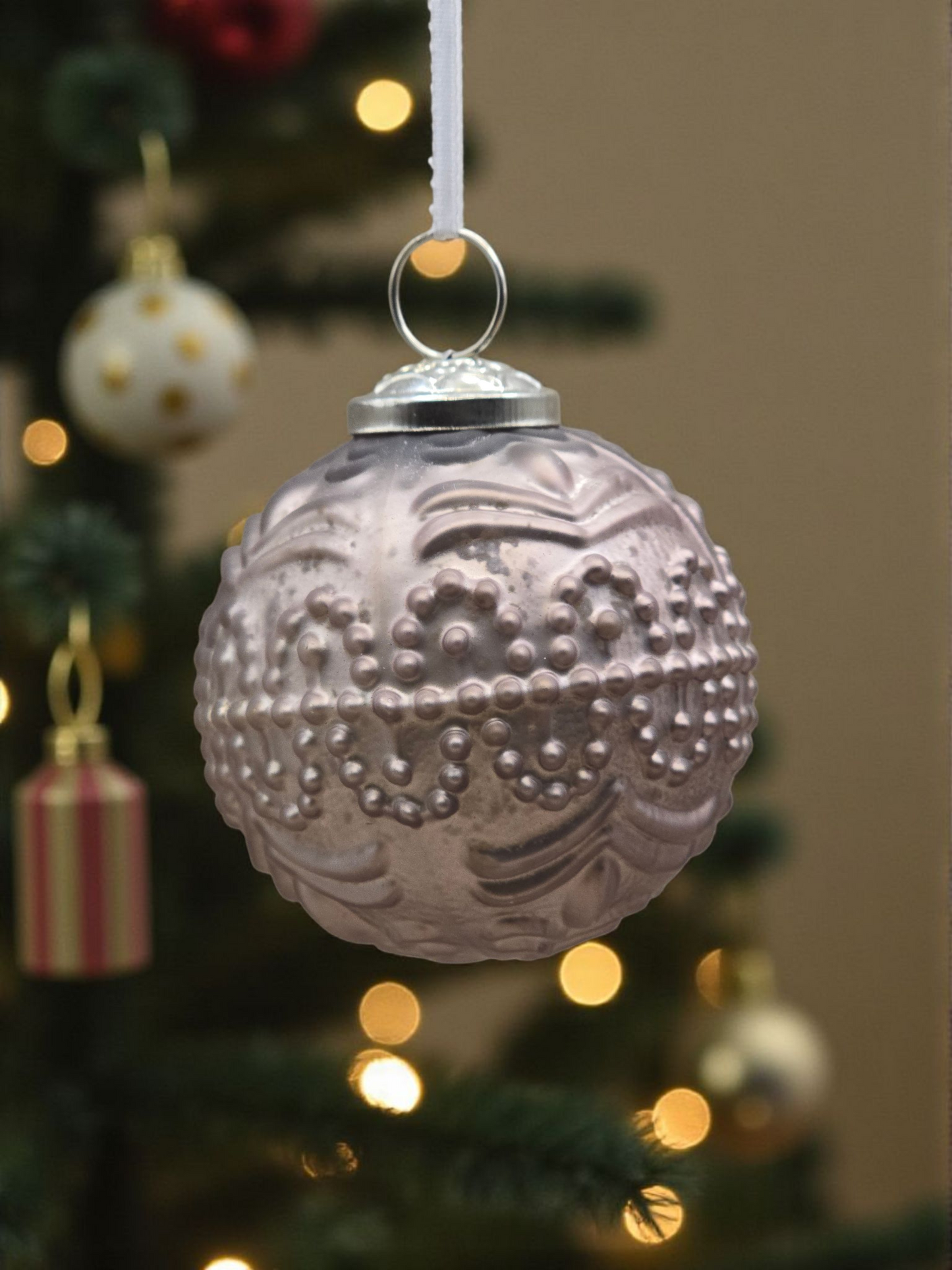 Juletrekule - 7,7 cm Matt Rosegull - Boltze Xmas