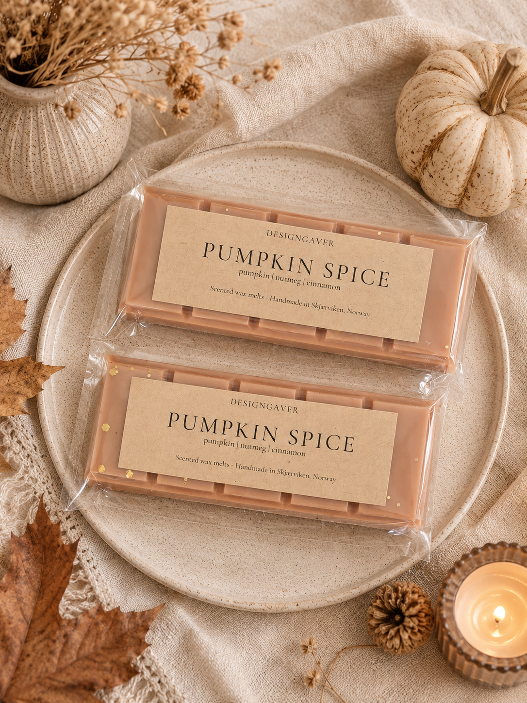 Pumpkin Spice - Duftvoks - Krydret kanel, kardemomme og gresskar