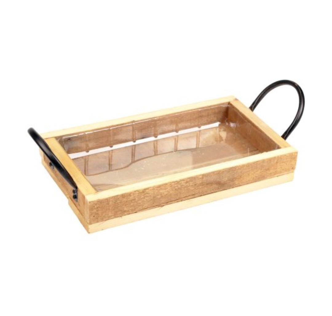 Trebrett til blomsteroppsatser eller pyntefat