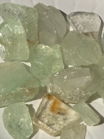 Kalsitt - Klar og Grønn - 1-2cm