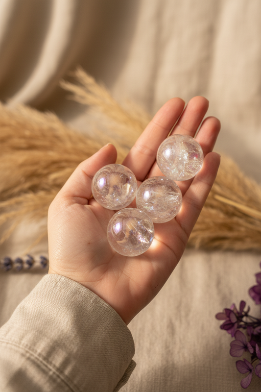 Aura Quarts krystallkule