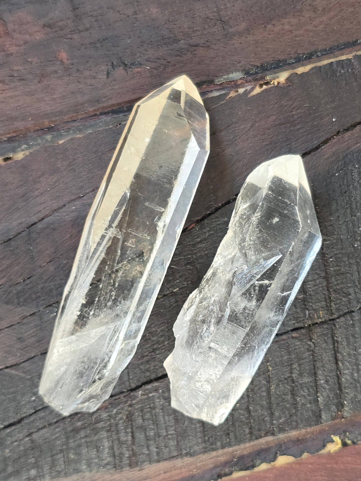 Bergkrystall – Naturlige spisser 5– og 6,5 cm