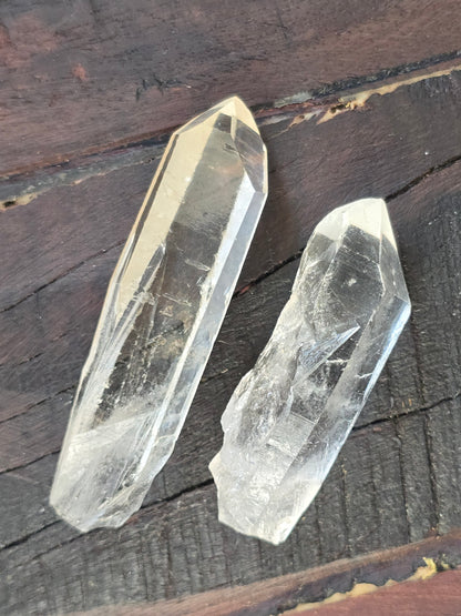 Bergkrystall – Naturlige spisser 5– og 6,5 cm
