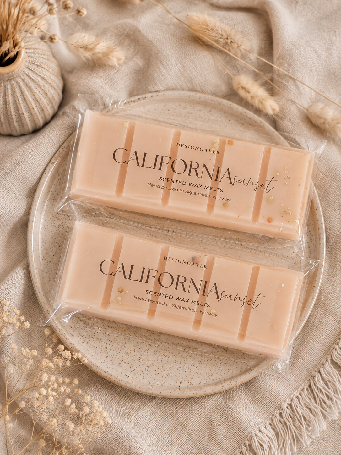 CALIFORNIA SUNSET - DUFTVOKS - Sitrus, sedertre og hvit musk