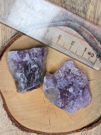 Ametyst råstykker