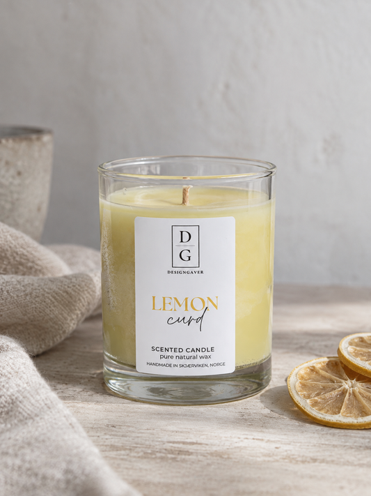 LEMON CURD - DUFTLYS -  220 gram - Duft av sitron, amber og vanilje