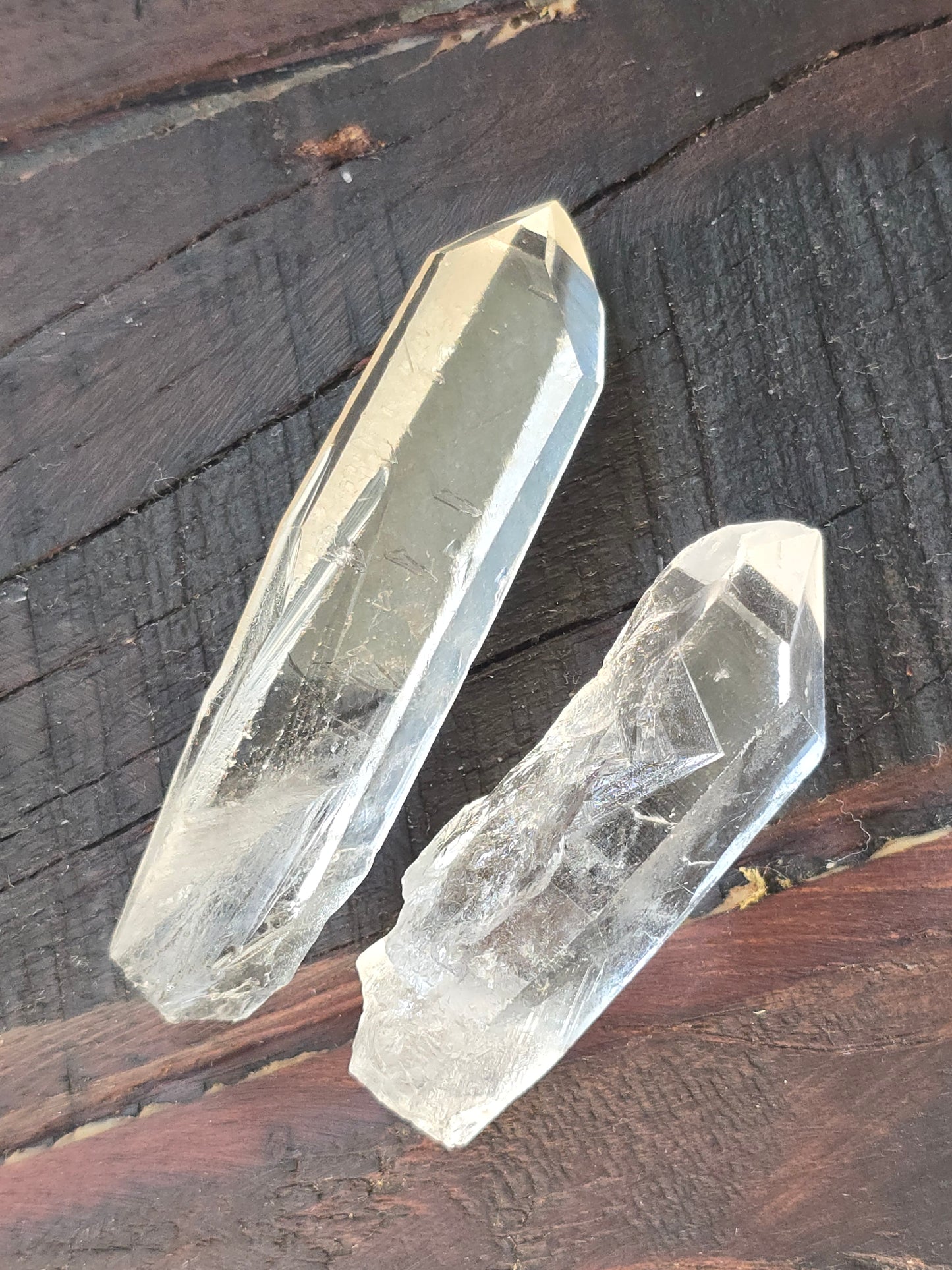 Bergkrystall – Naturlige spisser 5– og 6,5 cm