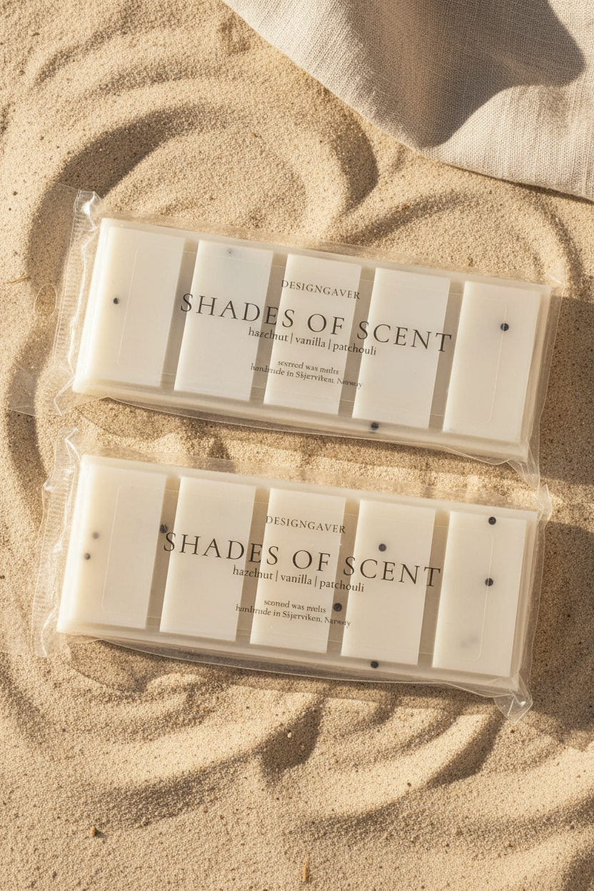 Shades of Scent - Duftvoks - Amber, musk, trenoter og bergamott