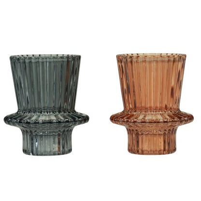 Lysestaker - Rillet glass