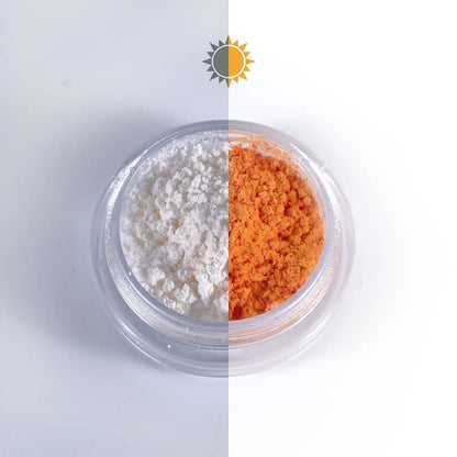 Sunshine Powder - Photochromic pigment - Fargeskiftende i sol/UV - Oransje