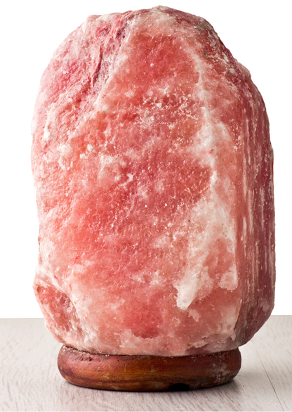 Himalaya Saltsteinslampe 5-7 kg - Tresokkel
