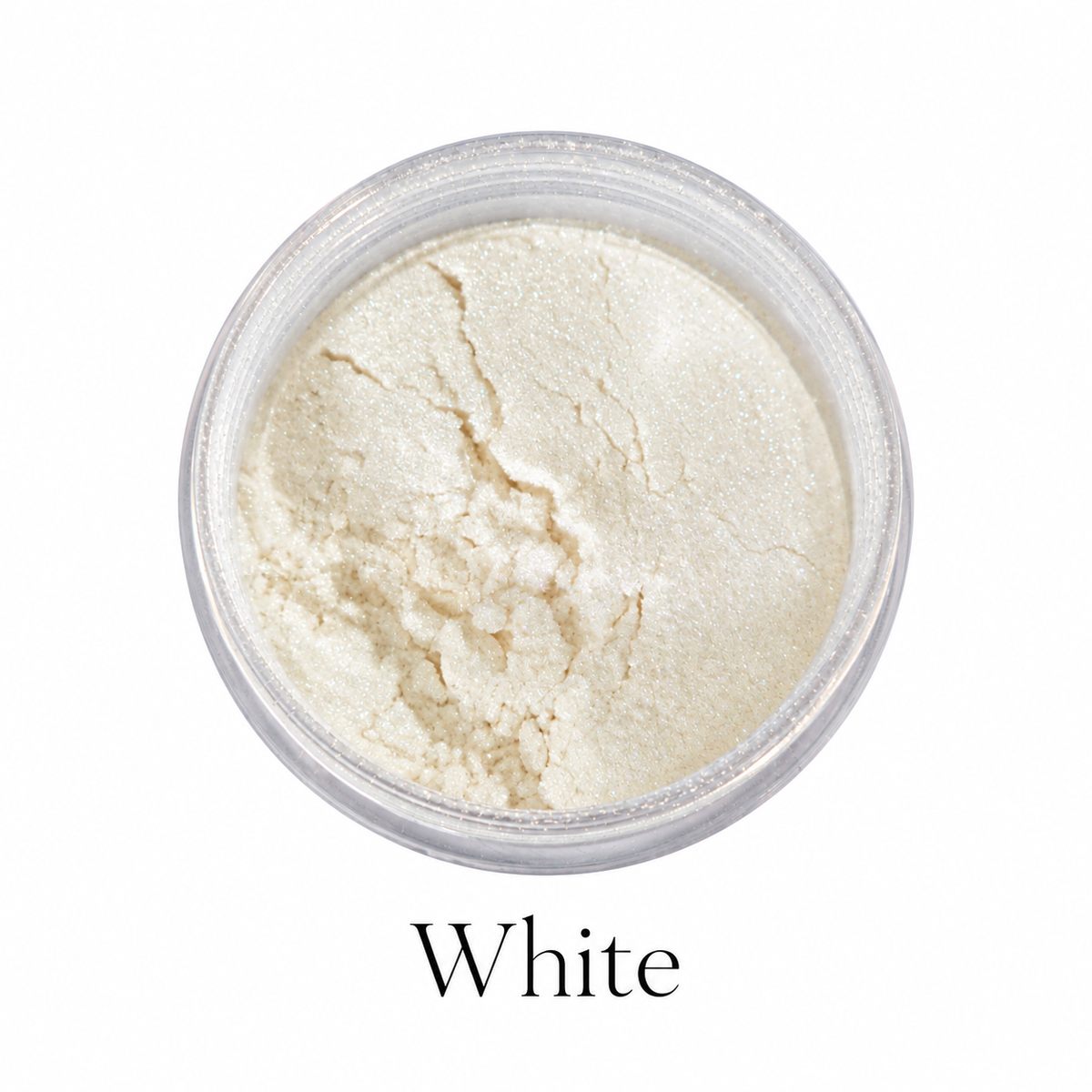 White - Glimmerpulver - Mica 8 gram