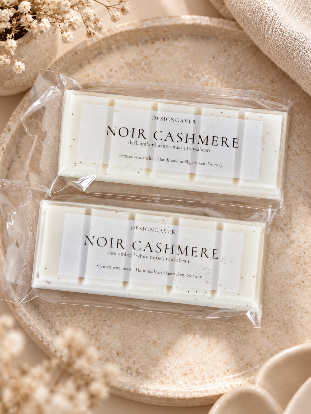 NOIR CASHMERE - DUFTVOKS - Amber, Cashmere og Tonkabønner