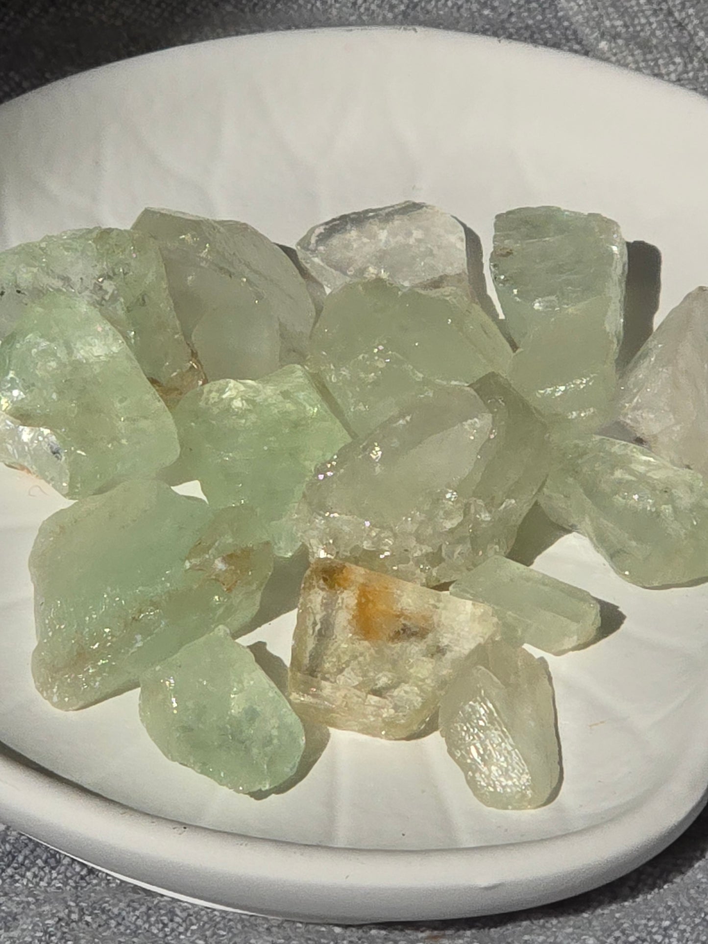 Kalsitt - Klar og Grønn - 1-2cm