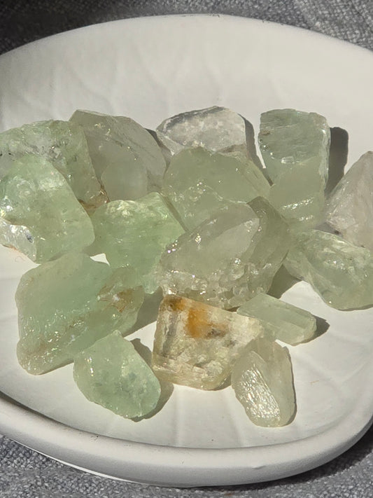 Kalsitt - Klar og Grønn - 1-2cm