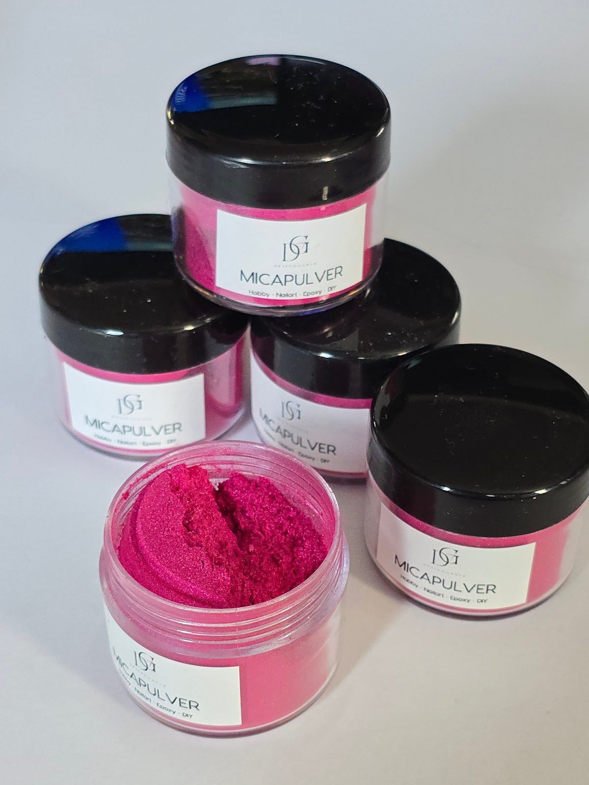 Cerise - Mica 8 gram - Glimmerpulver