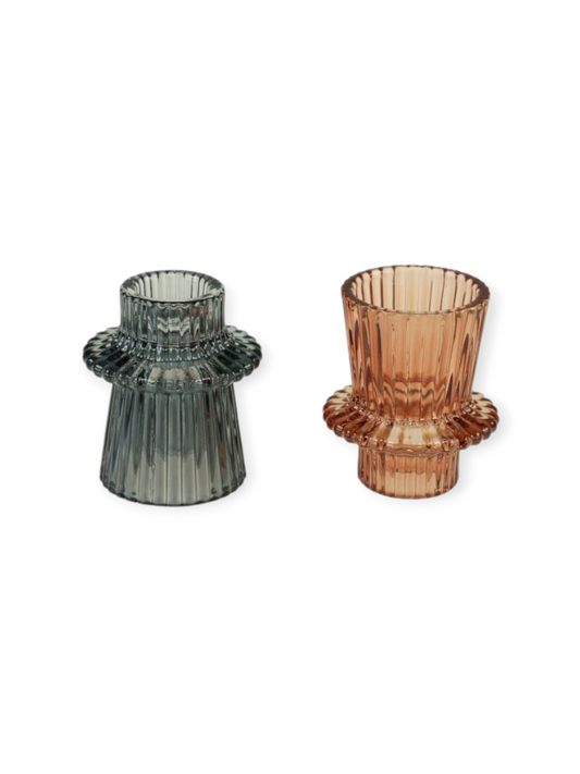 Lysestaker - Rillet glass