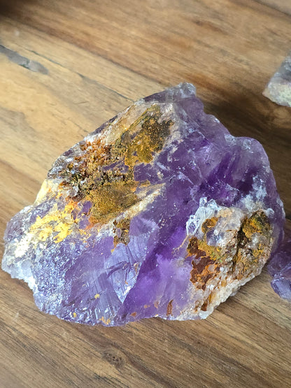 Stor og massiv Ametyst (370g)