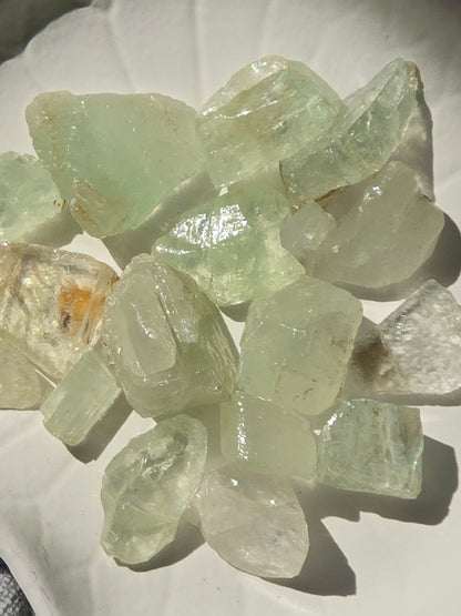 Kalsitt - Klar og Grønn - 1-2cm