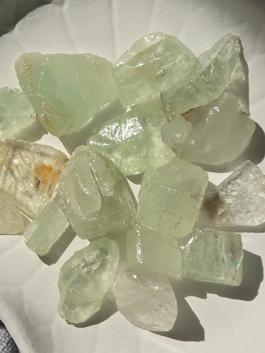 Kalsitt - Klar og Grønn - 1-2cm