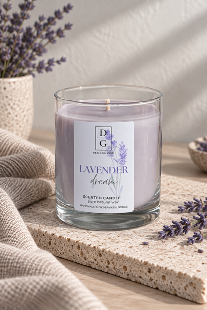 LAVENDER DREAM - DUFTLYS 220g - Soyalys med duft av lavendel