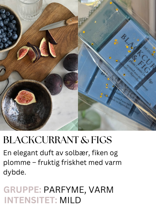 Blackcurrant & Figs - Duftvoks med duft av solbær, plommer og fiken